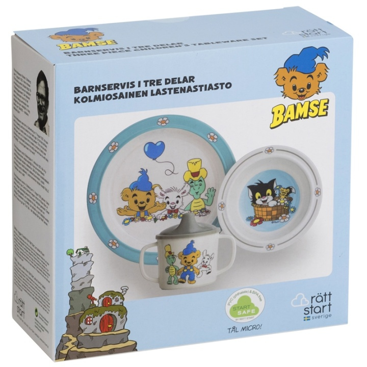 Rätt Start Barnservis Bamse Blomma in the group TOYS, KIDS & BABY PRODUCTS / Eat & Drink / Children\'s tableware at TP E-commerce Nordic AB (38-76069)