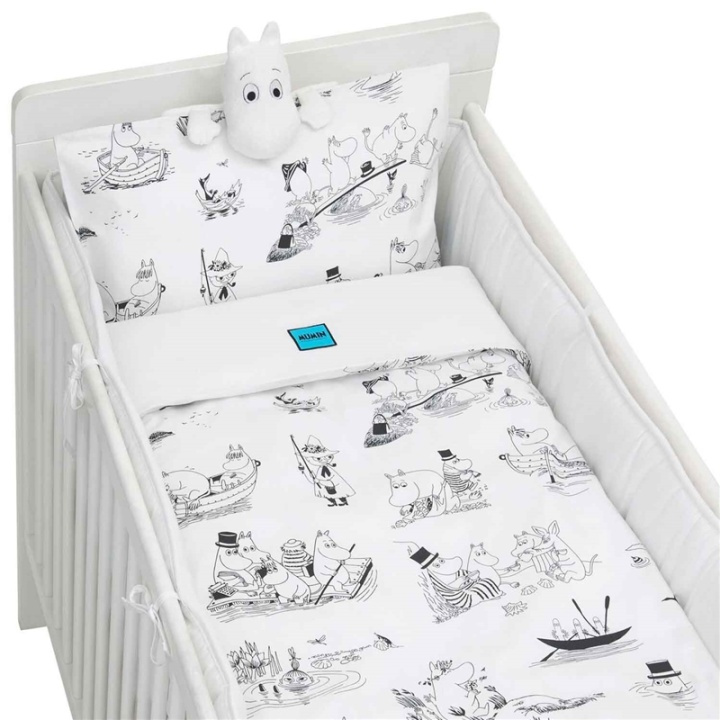 Rätt Start Påslakanset Mumin Skärg. Spjä. in the group TOYS, KIDS & BABY PRODUCTS / Children\'s textiles / Bedding / Bedsets for cribs at TP E-commerce Nordic AB (38-76087)