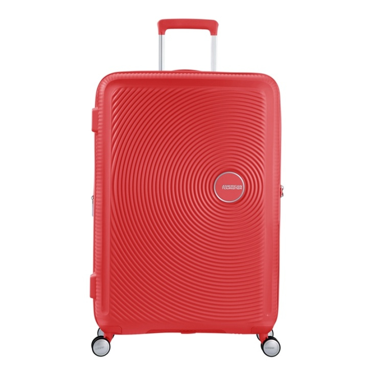 American Tourister Soundbox Sp 77 Exp. Coral Red in the group Sport, leisure & Hobby / Travel accessories / Suitcases at TP E-commerce Nordic AB (38-76655)