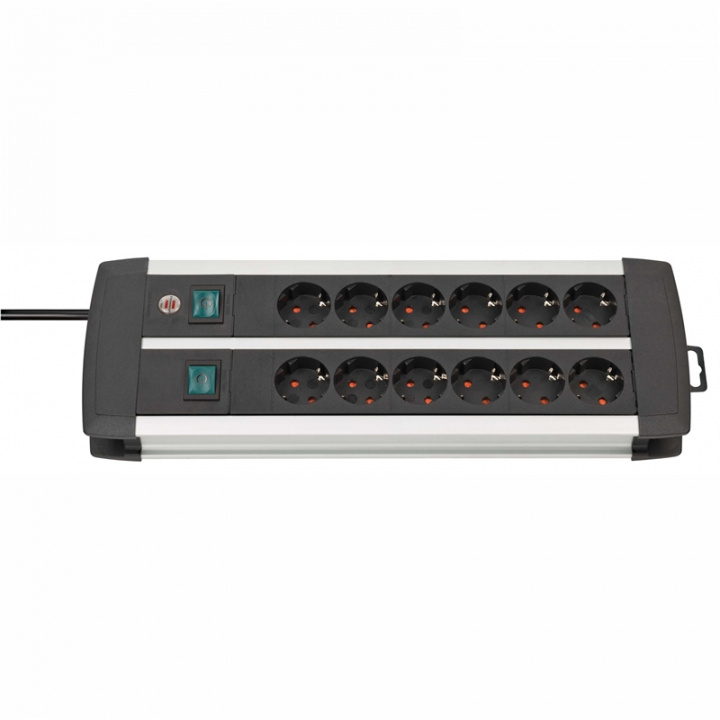 Brennenstuhl Grenuttag 12vägs 2st brytare in the group HOME, HOUSEHOLD & GARDEN / Electricity & Lighting / Power strips at TP E-commerce Nordic AB (38-76875)
