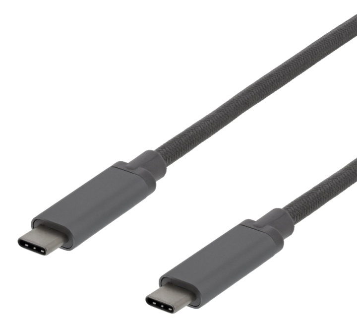 USB3.1 TYPE C TO C GEN2 3A 0,5m SPACE GREY PP BAG in the group SMARTPHONE & TABLETS / Chargers & Cables / Cables / Cables Type C at TP E-commerce Nordic AB (38-77086)