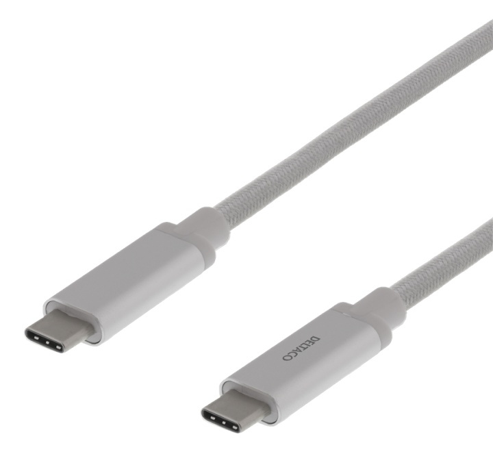 USB3.1 TYPE C TO C GEN2 3A 1m SILVER MOBILITY in the group SMARTPHONE & TABLETS / Chargers & Cables / Cables / Cables Type C at TP E-commerce Nordic AB (38-77121)