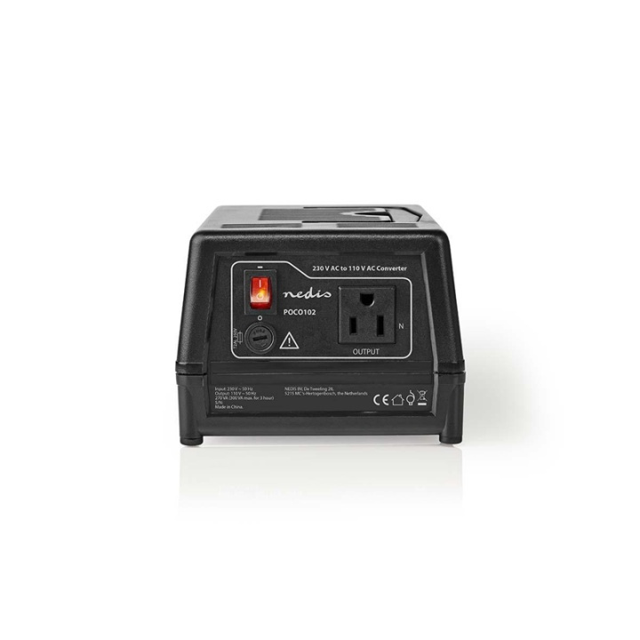 Nedis Power Converter | Mains Powered | 230 V AC 50 Hz | 270 W | Plug with earth contact | Black in the group HOME, HOUSEHOLD & GARDEN / Electricity & Lighting / Voltage converters at TP E-commerce Nordic AB (38-77414)