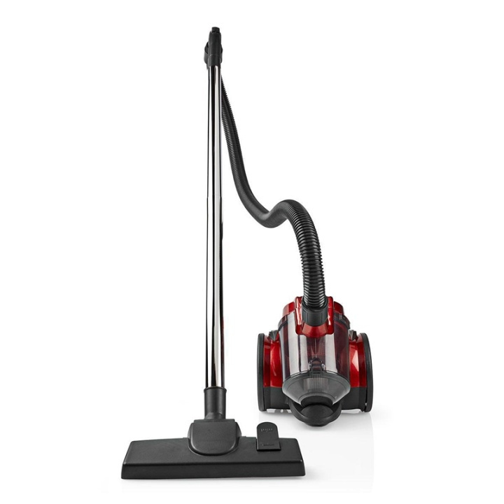 Nedis Vacuum Cleaner | Bagless | 700 W | Dust capacity: 1.5 l | Combi Brush | Action radius: 7 m | HEPA air filter | Anthracite / Red in the group HOME, HOUSEHOLD & GARDEN / Cleaning products / Vacuum cleaners & Accessories / Vacuum cleaners at TP E-commerce Nordic AB (38-77462)
