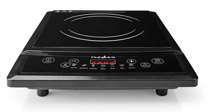 Nedis Induction Cooker | Cooking zones: 1 | 2000 W | Overheating protection | Black | Timer | Turbo action | Child lock | LCD display in the group HOME, HOUSEHOLD & GARDEN / Household appliances / Cooktops and Hot plates at TP E-commerce Nordic AB (38-77479)