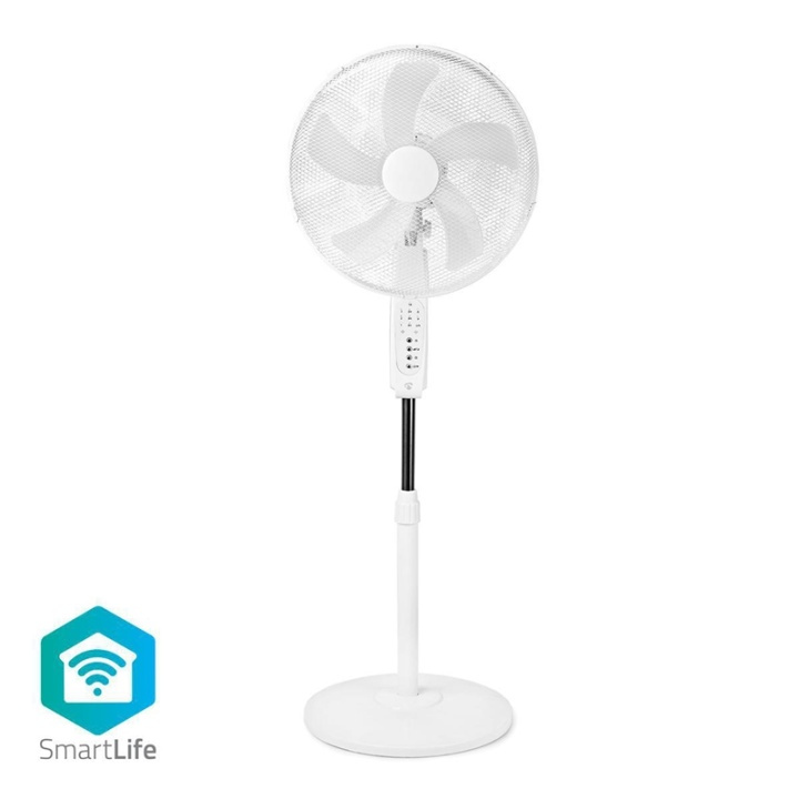 Smart Fan | Wi-Fi | 400 mm | Adjustable height | Rotates automatically | 3-Speed | Timer | Android™ / IOS | White in the group HOME, HOUSEHOLD & GARDEN / Fans & Climate products / Table fans at TP E-commerce Nordic AB (38-77492)