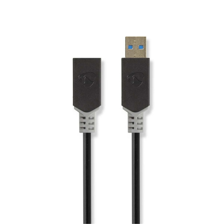 Nedis USB Adapter | USB 3.2 Gen 1 | USB-C™ Male | USB-A Female | 5 Gbps | 0.15 m | Round | Nickel Plated | PVC | Anthracite | Box in the group COMPUTERS & PERIPHERALS / Computer cables / USB / USB-C at TP E-commerce Nordic AB (38-77551)