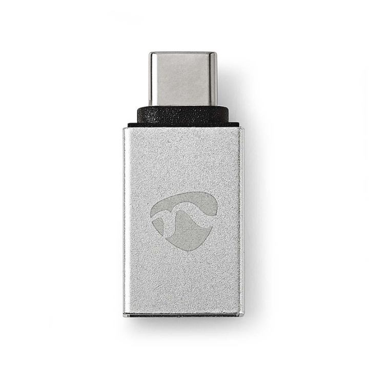Nedis USB Adapter | USB 3.2 Gen 1 | USB-C™ Male | USB-A Female | 5 Gbps | Nickel Plated | Silver | Cover Window Box in the group SMARTPHONE & TABLETS / Chargers & Cables / Adapters at TP E-commerce Nordic AB (38-77576)