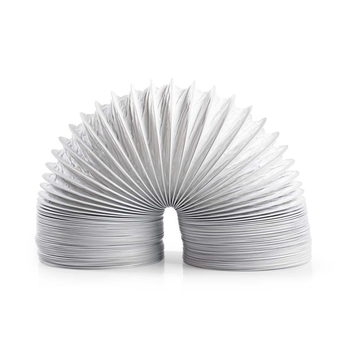Nedis PVC Air Outlet Hose | 100 mm | 1.50 m | Suitable for: Air Ventilation / Tumble Dryers | White in the group HOME, HOUSEHOLD & GARDEN / Cleaning products / Other cleaning accessories at TP E-commerce Nordic AB (38-77639)