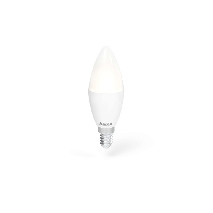 HAMA WiFi-LED Light, E14, 4.5W, white 4.5W in the group HOME, HOUSEHOLD & GARDEN / Smart home / Smart Lights at TP E-commerce Nordic AB (38-77728)