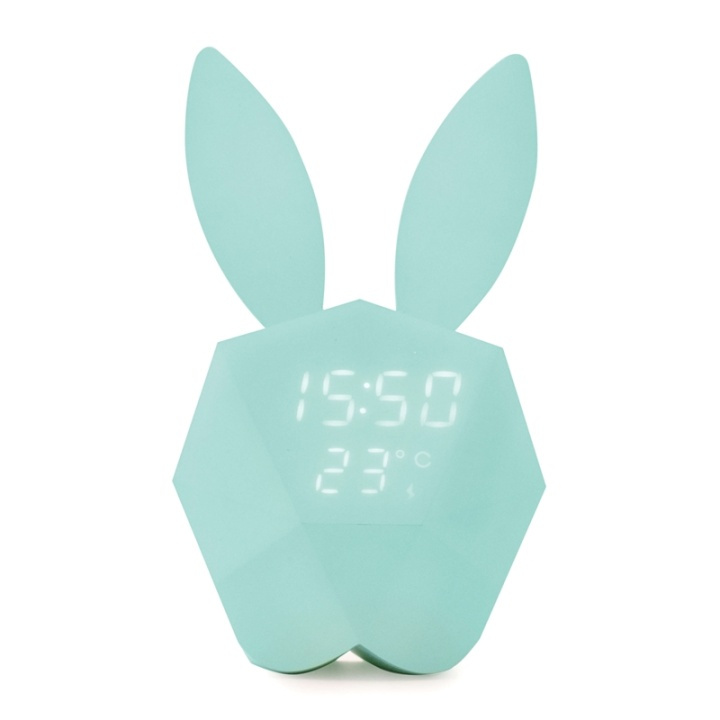 Mobility On Board Alarm Clock Rabbit with Night Light, Light Blue in the group HOME, HOUSEHOLD & GARDEN / Watches & Counters / Alarmclocks at TP E-commerce Nordic AB (38-77946)