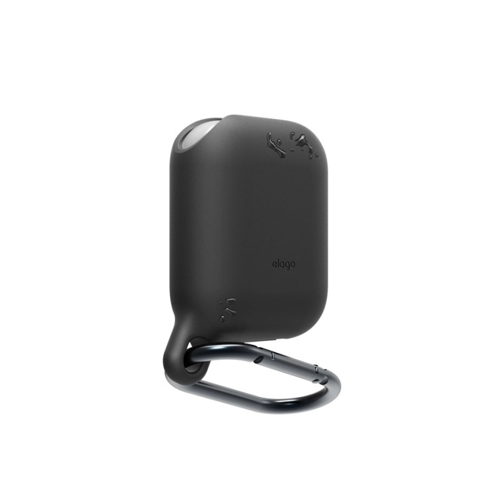 elago Airpod Waterproof Hang Case Black in the group HOME ELECTRONICS / Audio & Picture / Headphones & Accessories / Accessories at TP E-commerce Nordic AB (38-77947)