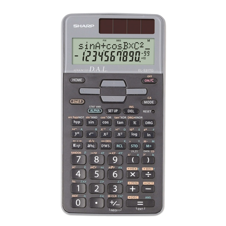 Sharp Kalkylator EL531THBGY in the group HOME, HOUSEHOLD & GARDEN / Watches & Counters / Counters at TP E-commerce Nordic AB (38-77971)