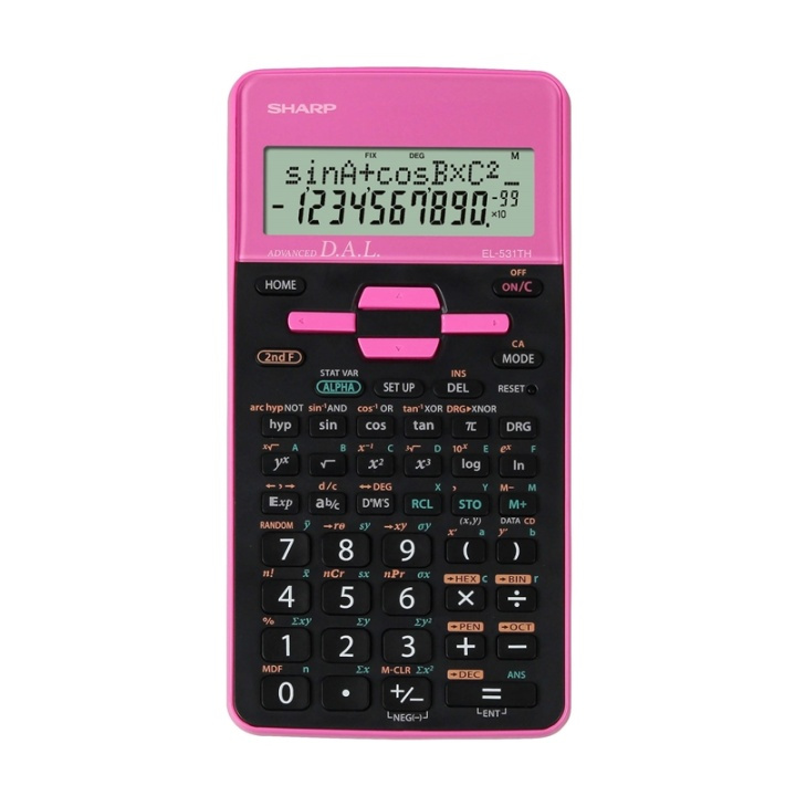 Sharp Kalkylator EL531THBPK in the group HOME, HOUSEHOLD & GARDEN / Watches & Counters / Counters at TP E-commerce Nordic AB (38-77973)