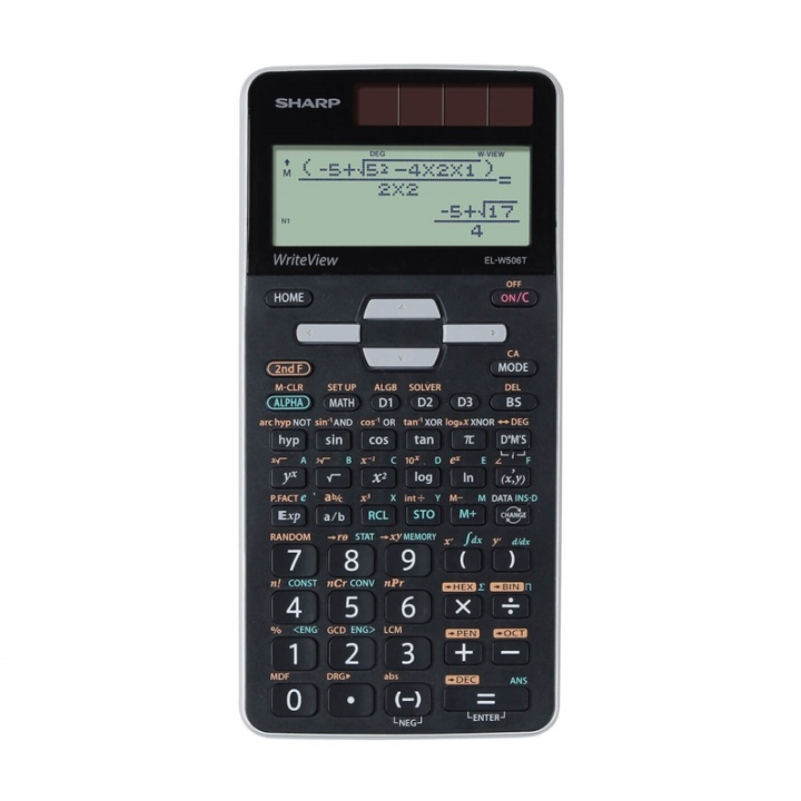 Sharp Kalkylator ELW506TGY in the group HOME, HOUSEHOLD & GARDEN / Watches & Counters / Counters at TP E-commerce Nordic AB (38-77978)