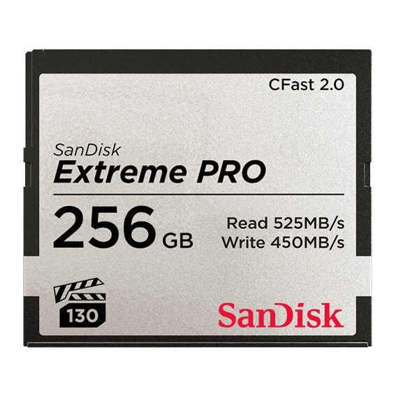 SANDISK Cfast 2.0 Extreme Pro 256GB 525MB/s VPG130 in the group HOME ELECTRONICS / Storage media / Memory cards / SD/SDHC/SDXC at TP E-commerce Nordic AB (38-77989)