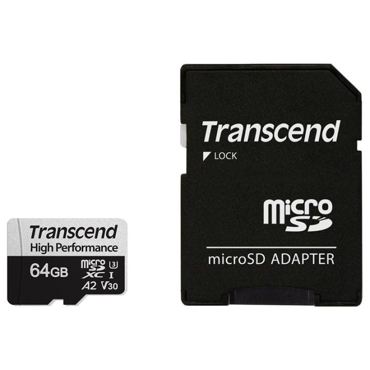Transcend microSDXC 64GB U3 (R100/W85) in the group HOME ELECTRONICS / Storage media / Memory cards / SD/SDHC/SDXC at TP E-commerce Nordic AB (38-78295)