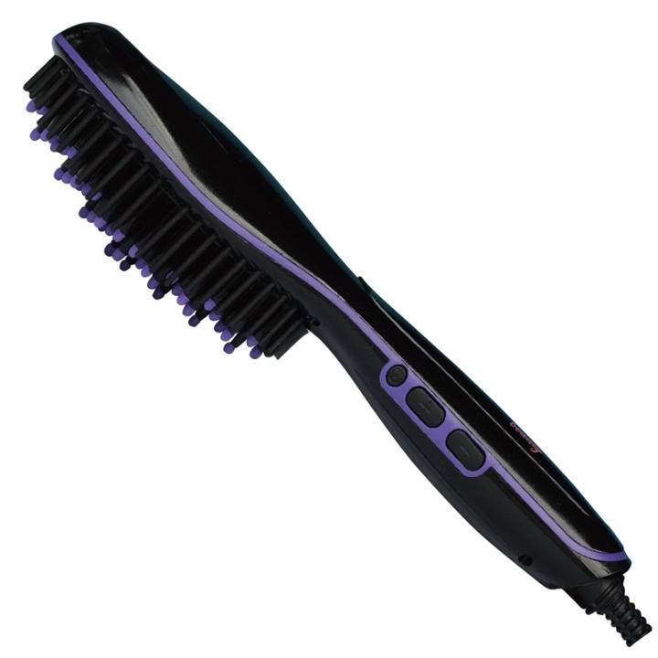 Cenocco Flat brush (CC-9011), Black in the group BEAUTY & HEALTH / Hair & Styling / Styling Tools / Straighteners at TP E-commerce Nordic AB (38-78458)