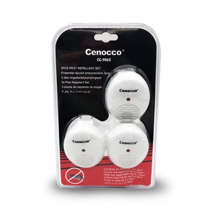Pest control with electropulse and ultrasound, CC-9062 in the group HOME, HOUSEHOLD & GARDEN / Garden products / Pests at TP E-commerce Nordic AB (38-78475)