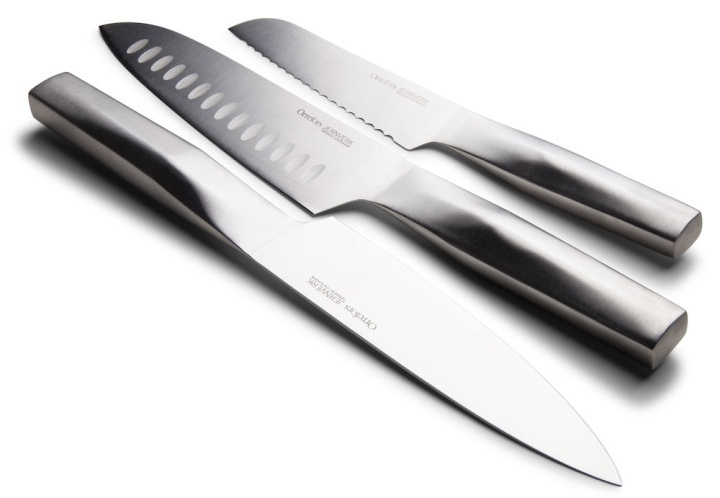 Orrefors Jernverk 3-pack knives, Premium Steel in the group HOME, HOUSEHOLD & GARDEN / Kitchen utensils / Kitchen knives & Knife sharpeners at TP E-commerce Nordic AB (38-78704)