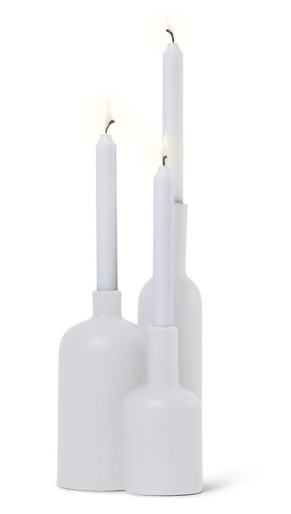 Orrefors Jernverk Ljusstake, Vit in the group HOME, HOUSEHOLD & GARDEN / Interior / Candle holders & Lanterns at TP E-commerce Nordic AB (38-78715)