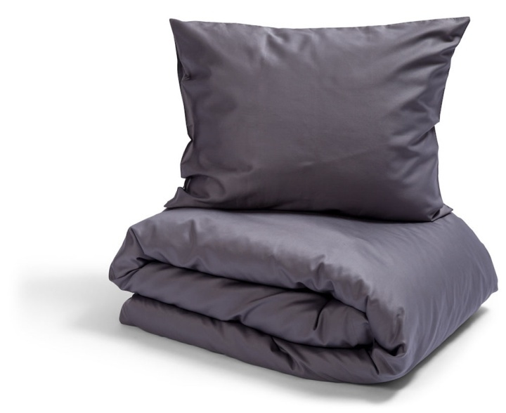 Kosta Linnewäfveri Manchester Satin 400tc Mörkgrå 50x60 in the group HOME, HOUSEHOLD & GARDEN / Interior / Bedding at TP E-commerce Nordic AB (38-78731-MOE)