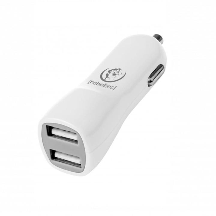Rebeltec High Speed DUAL A20 Car Charger in the group CAR / Car accessories / 12 volts-accessories at TP E-commerce Nordic AB (38-78959)
