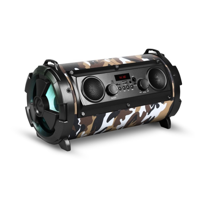 Rebeltec SoundTube Wireless Bluetooth Speaker, Camouflage in the group HOME ELECTRONICS / Audio & Picture / Speakers & accessories / Bluetooth Speakers / Portable speakers at TP E-commerce Nordic AB (38-78986)