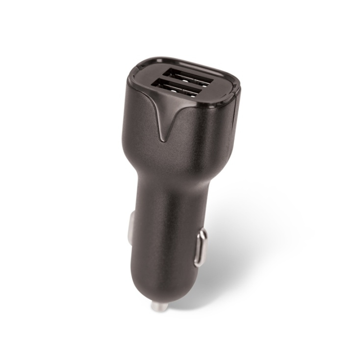 Setty Billaddare 2 x USB-uttag 1.4A, Svart in the group SMARTPHONE & TABLETS / Chargers & Cables / Car chargers / Car chargers USB at TP E-commerce Nordic AB (38-79033)