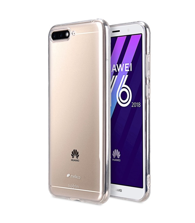 Transparent TPU case for Huawei Y6 2018 in the group SMARTPHONE & TABLETS / Phone cases / Huawei/Honor at TP E-commerce Nordic AB (38-79138)