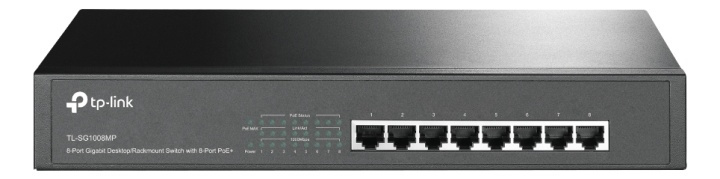 TL-LINK 8-Port Gigabit PoE+ Switch, 8 Gigabit RJ45 Ports, 802.3at/af in the group COMPUTERS & PERIPHERALS / Network / PoE at TP E-commerce Nordic AB (38-79258)
