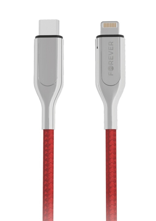 Forever Core - USB-C/Lightning (3A) MFI, 1.5m in the group SMARTPHONE & TABLETS / Chargers & Cables / Cables / Cables Lightning at TP E-commerce Nordic AB (38-79382)
