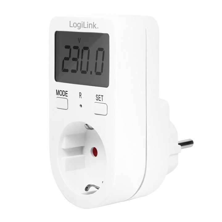 LogiLink Energimätare m kostnadsberäkn. in the group HOME, HOUSEHOLD & GARDEN / Smart home / Power Consumption Meter at TP E-commerce Nordic AB (38-79474)