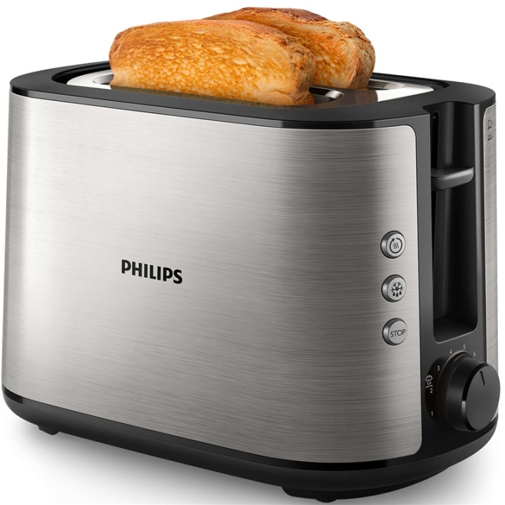 Philips Brödrost HD2650 Rostfri 2skiv in the group HOME, HOUSEHOLD & GARDEN / Household appliances / Toasters & Bread grills / Toasters at TP E-commerce Nordic AB (38-79497)