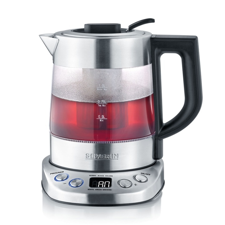 Severin Te-kokare DeLuxe Mini1l WK3473 in the group HOME, HOUSEHOLD & GARDEN / Household appliances / Water & Juice / Kettles at TP E-commerce Nordic AB (38-79529)