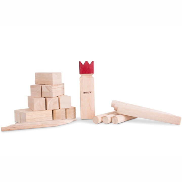 Bex Kubb Orginal Red king in the group TOYS, KIDS & BABY PRODUCTS / Outdoor toys / Garden toys at TP E-commerce Nordic AB (38-79890)