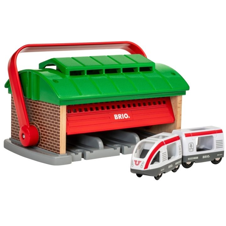 Brio 33474 Lokgarage in the group TOYS, KIDS & BABY PRODUCTS / Toys / Building toys / Brio train tracks at TP E-commerce Nordic AB (38-79958)