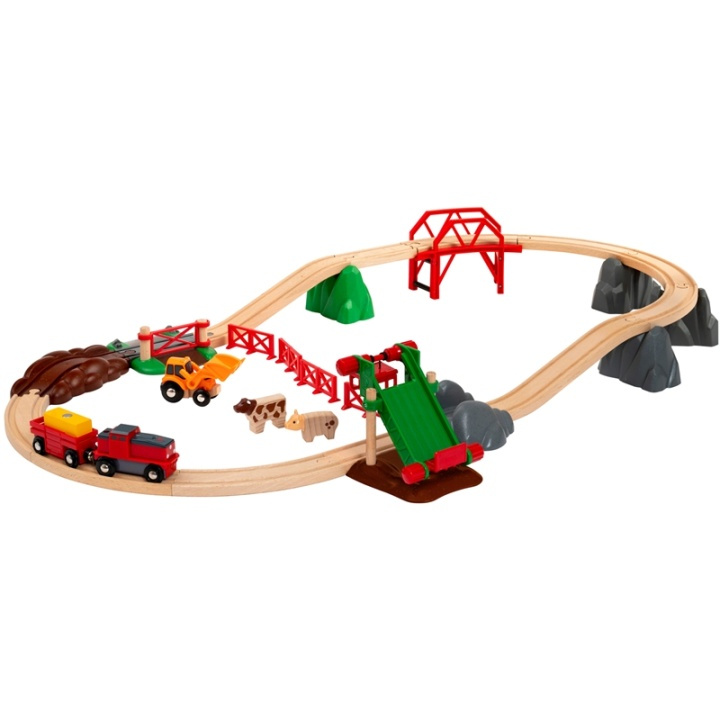 Brio 33984 Bondgårdsset med djur in the group TOYS, KIDS & BABY PRODUCTS / Toys / Building toys / Brio train tracks at TP E-commerce Nordic AB (38-79969)
