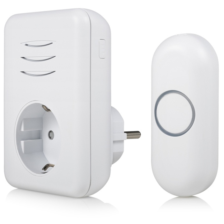 Byron Trådlös dörrklocka Plug-in 230 in the group HOME, HOUSEHOLD & GARDEN / Smart home / Smart doorbells at TP E-commerce Nordic AB (38-79980)