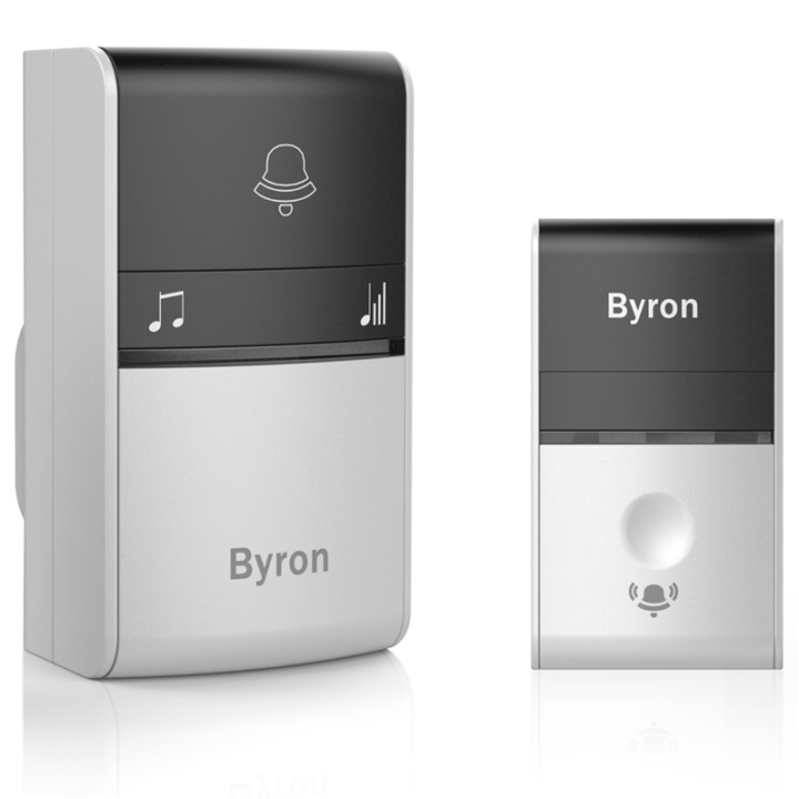 Byron Trådlös dörrklocka utan batter in the group HOME, HOUSEHOLD & GARDEN / Smart home / Smart doorbells at TP E-commerce Nordic AB (38-79983)