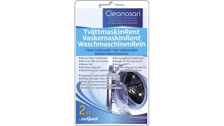 Cleanosan Cleaning Rengöringstabletter för tvättmaskin, 2-pack in the group HOME, HOUSEHOLD & GARDEN / Cleaning products / Other cleaning accessories at TP E-commerce Nordic AB (38-80023)
