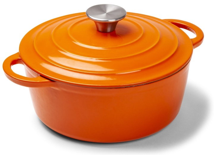 Orrefors Jernverk Gjutjärnsgryta, 2,8 liter, Orange in the group HOME, HOUSEHOLD & GARDEN / Kitchen utensils / Pots & Pans at TP E-commerce Nordic AB (38-80174)