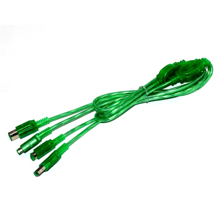 Link cable for Nintendo Gameboy, 1m, Green in the group HOME ELECTRONICS / Game consoles & Accessories / Gameboy accessories at TP E-commerce Nordic AB (38-80191)