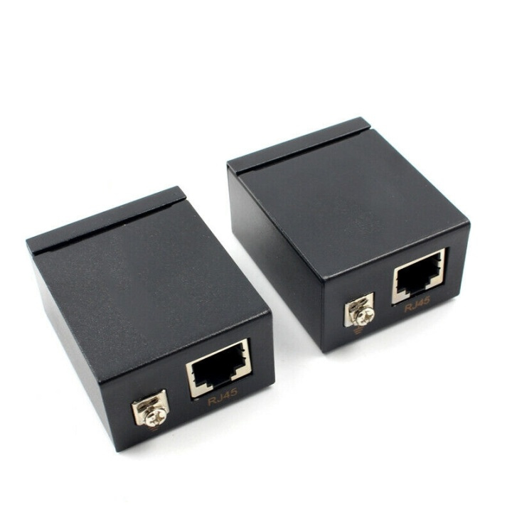 VGA extender via cat-5e/cat 6 kabel, 60 m in the group COMPUTERS & PERIPHERALS / Computer cables / VGA / Adapters at TP E-commerce Nordic AB (38-80516)