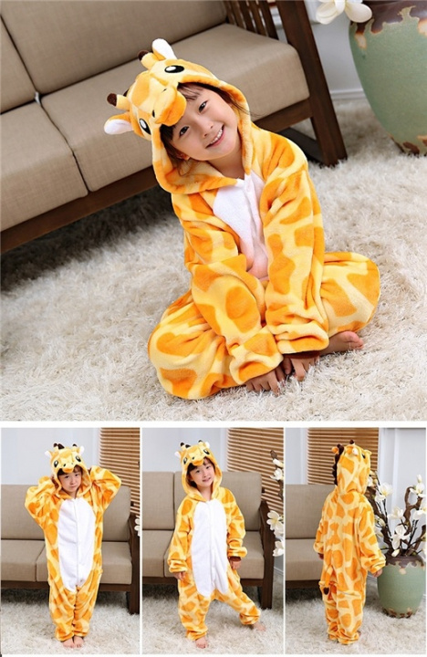 Giraffe costume for children, size 122/128 (6-8 years) in the group TOYS, KIDS & BABY PRODUCTS / Toys / Masquerade costumes at TP E-commerce Nordic AB (38-80608)