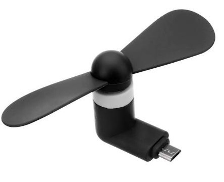 Fan for smartphone with microUSB - Black in the group SMARTPHONE & TABLETS / Other accessories / Gadgets at TP E-commerce Nordic AB (38-80650)