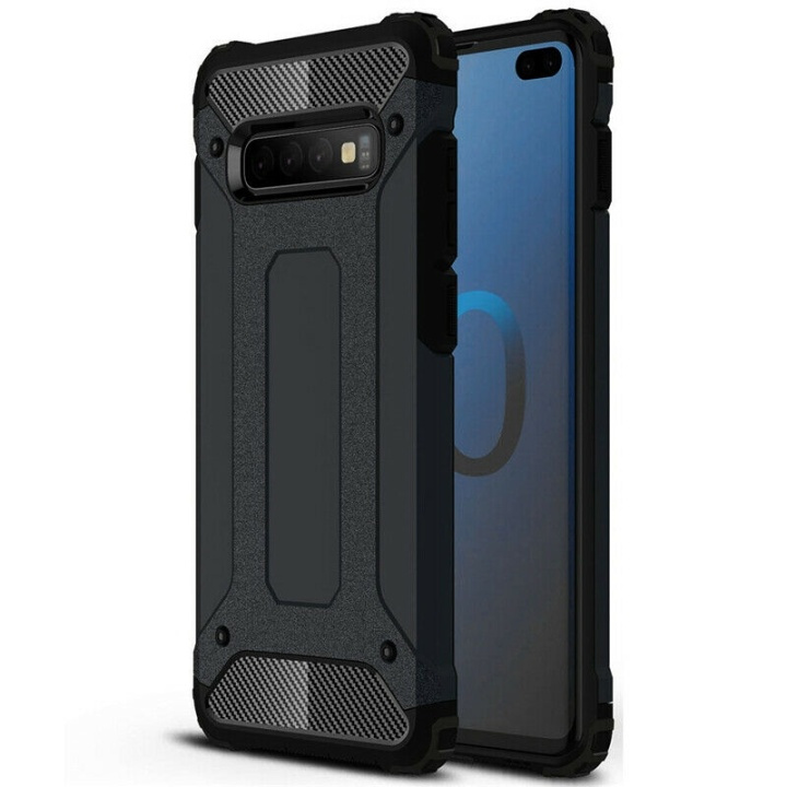 Shockproof Armor case for Galaxy M30, Black in the group SMARTPHONE & TABLETS / Phone cases / Samsung at TP E-commerce Nordic AB (38-80658)