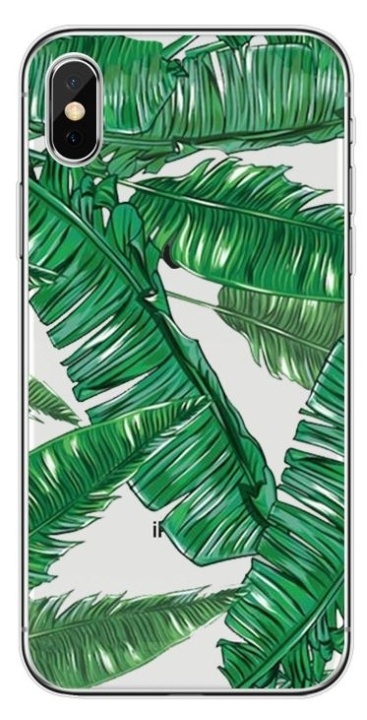 TPU Rainforest Case for iPhone X/XS, Palm Leaf in the group SMARTPHONE & TABLETS / Phone cases / Apple / iPhone X/XS / Cases at TP E-commerce Nordic AB (38-80740)