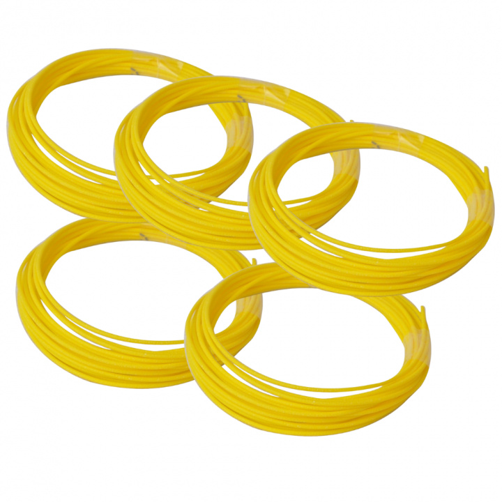 PLA Filament for 3D pen, Yellow in the group TOYS, KIDS & BABY PRODUCTS / Toys / Crafts at TP E-commerce Nordic AB (38-80851)