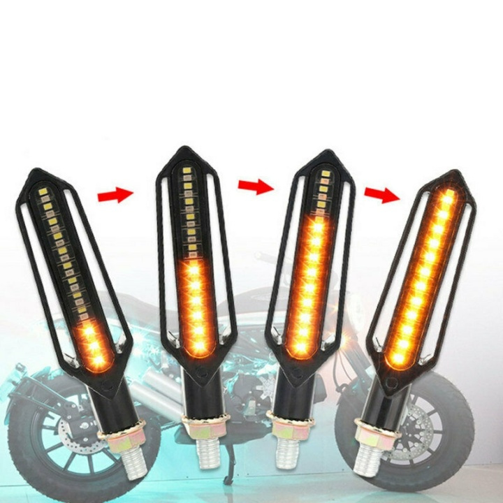 Motorcykel Blinkers LED, 2-pack, Gult ljus in the group CAR / MC at TP E-commerce Nordic AB (38-80922)